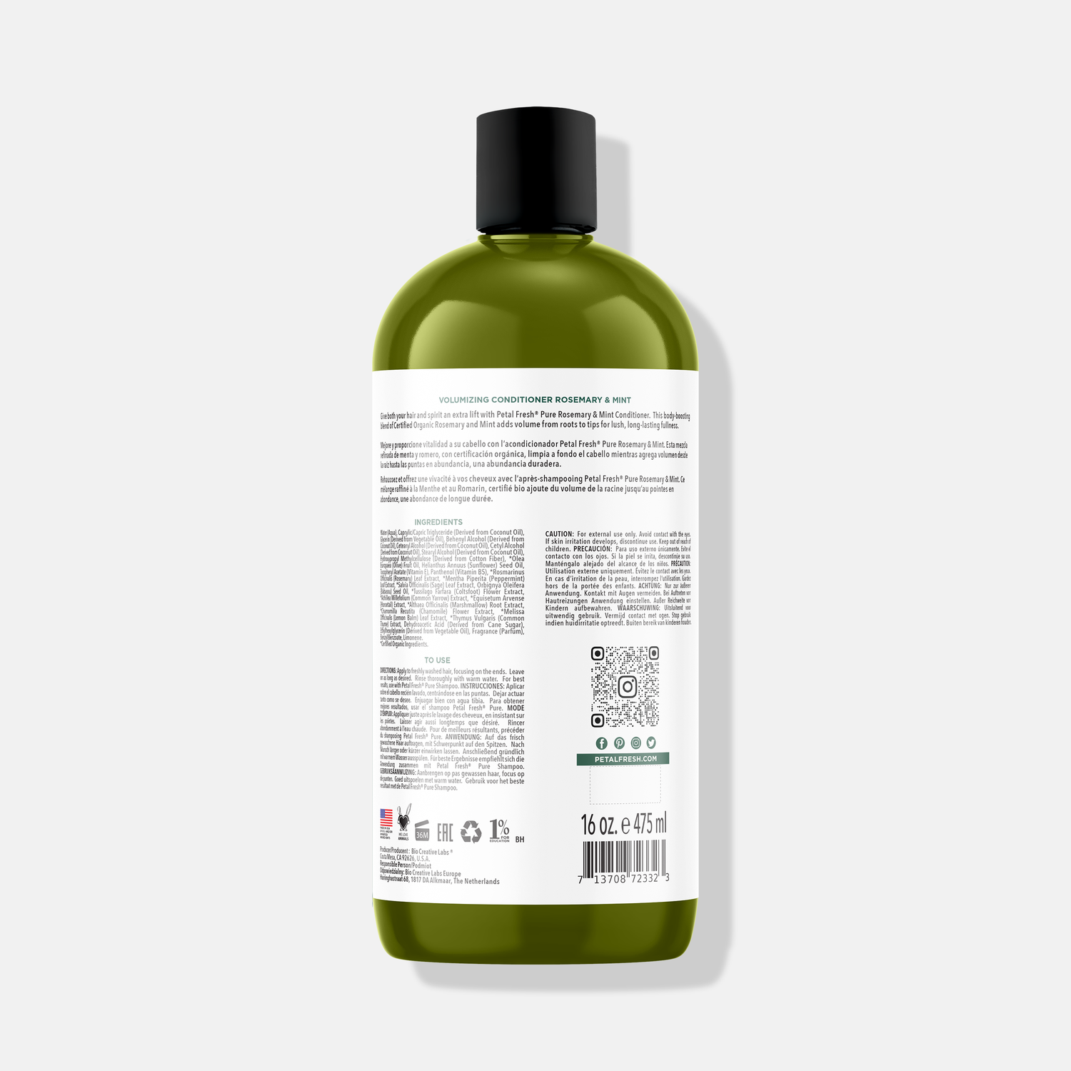 Volumizing Conditioner with Rosemary and Mint