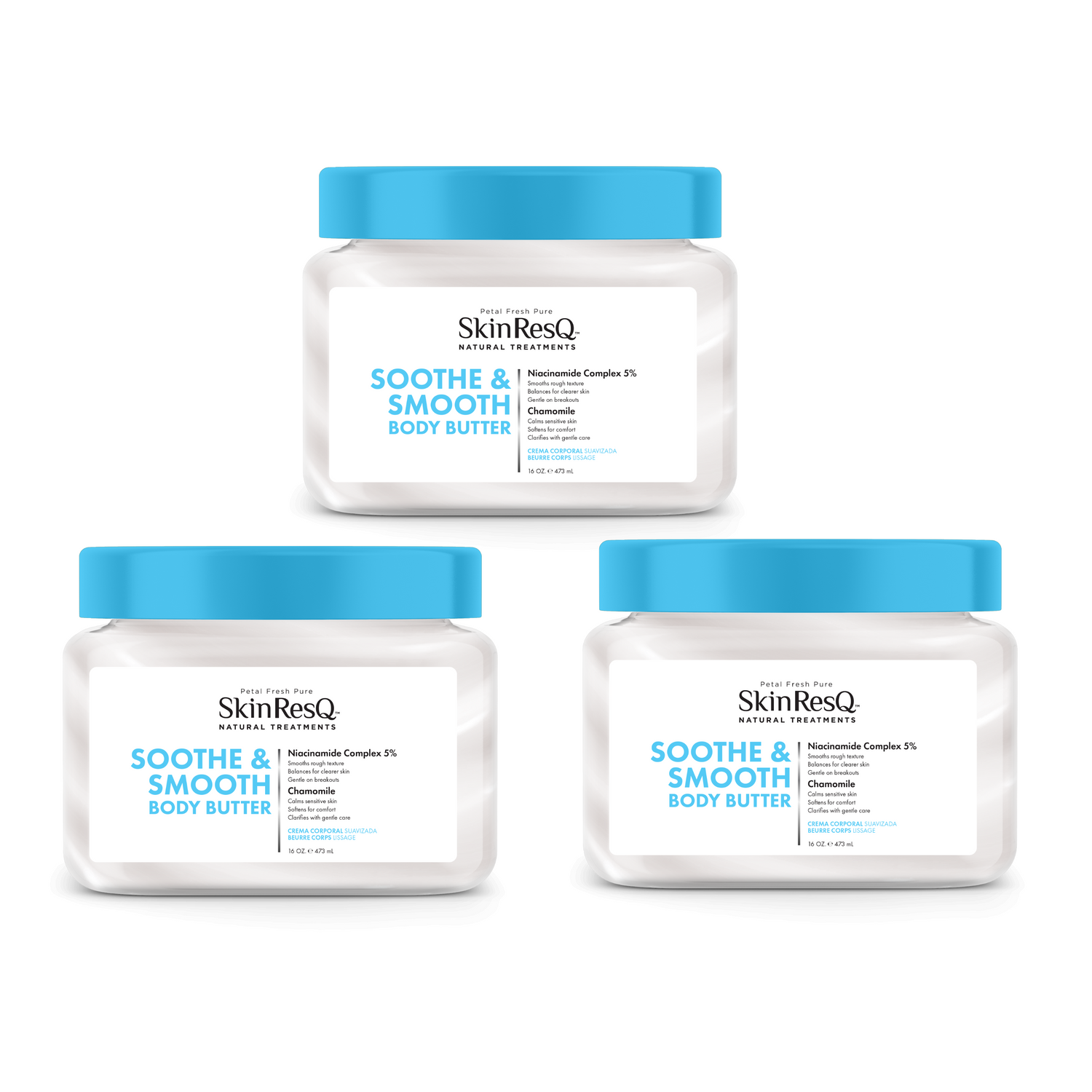 Skin ResQ Soothe &amp; Smooth Body Butter, 16oz