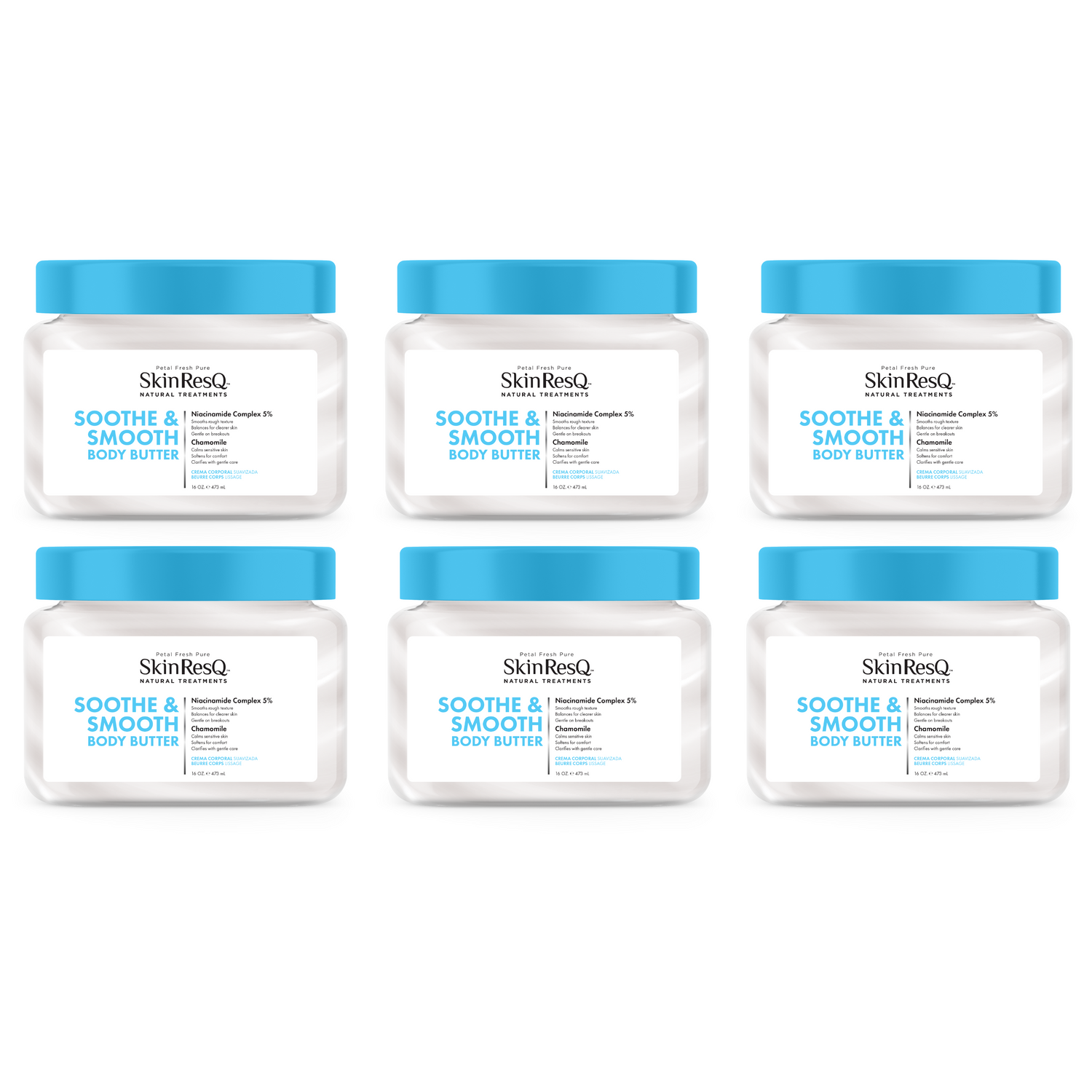 Skin ResQ Soothe &amp; Smooth Body Butter, 16oz
