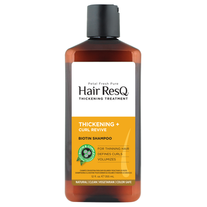 Hair ResQ Thickening Treatment Curl Revive Shampoo with Biotin