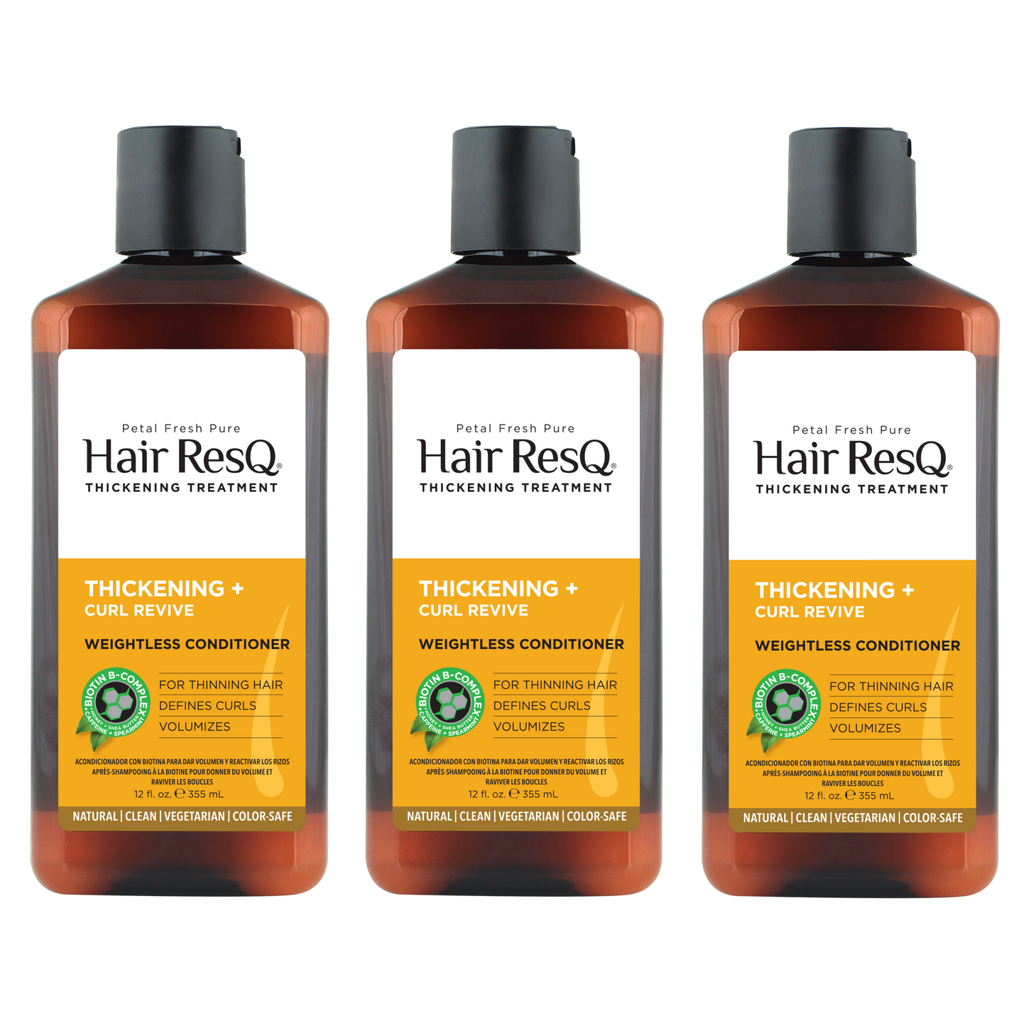 Hair ResQ Thickening Treatment Curl Revive Conditioner with Biotin