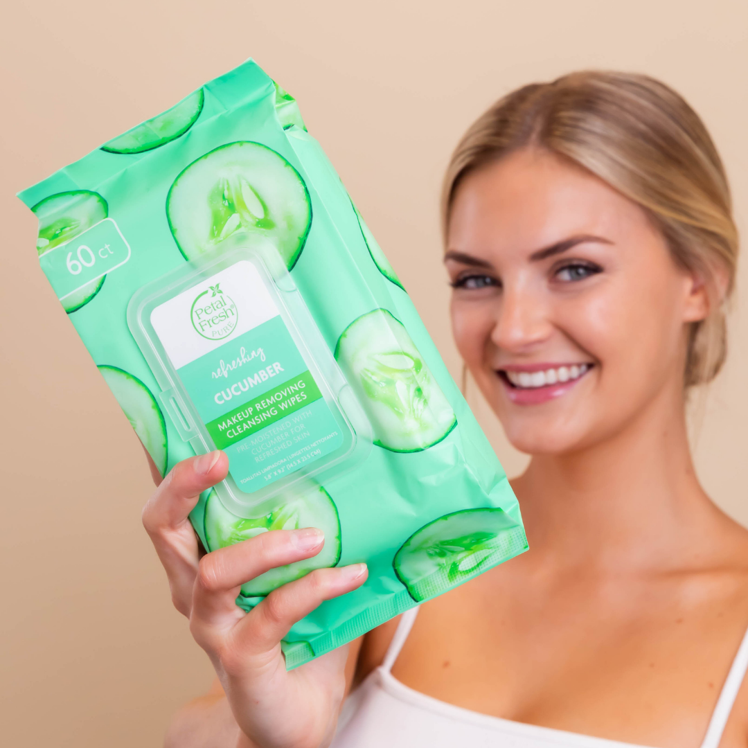 Refreshing Cucumber Makeup Removing Cleansing Wipes