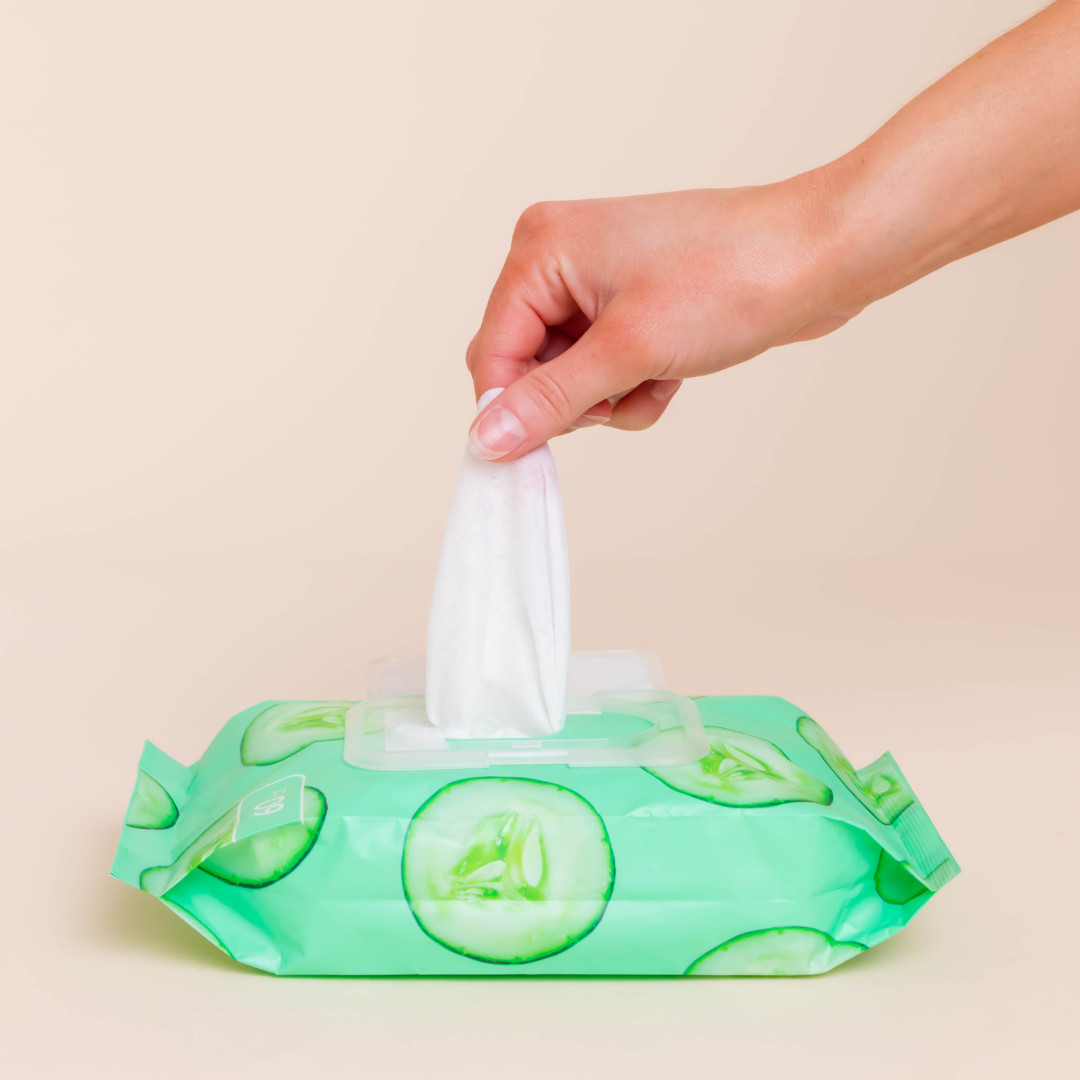 Refreshing Cucumber Makeup Removing Cleansing Wipes