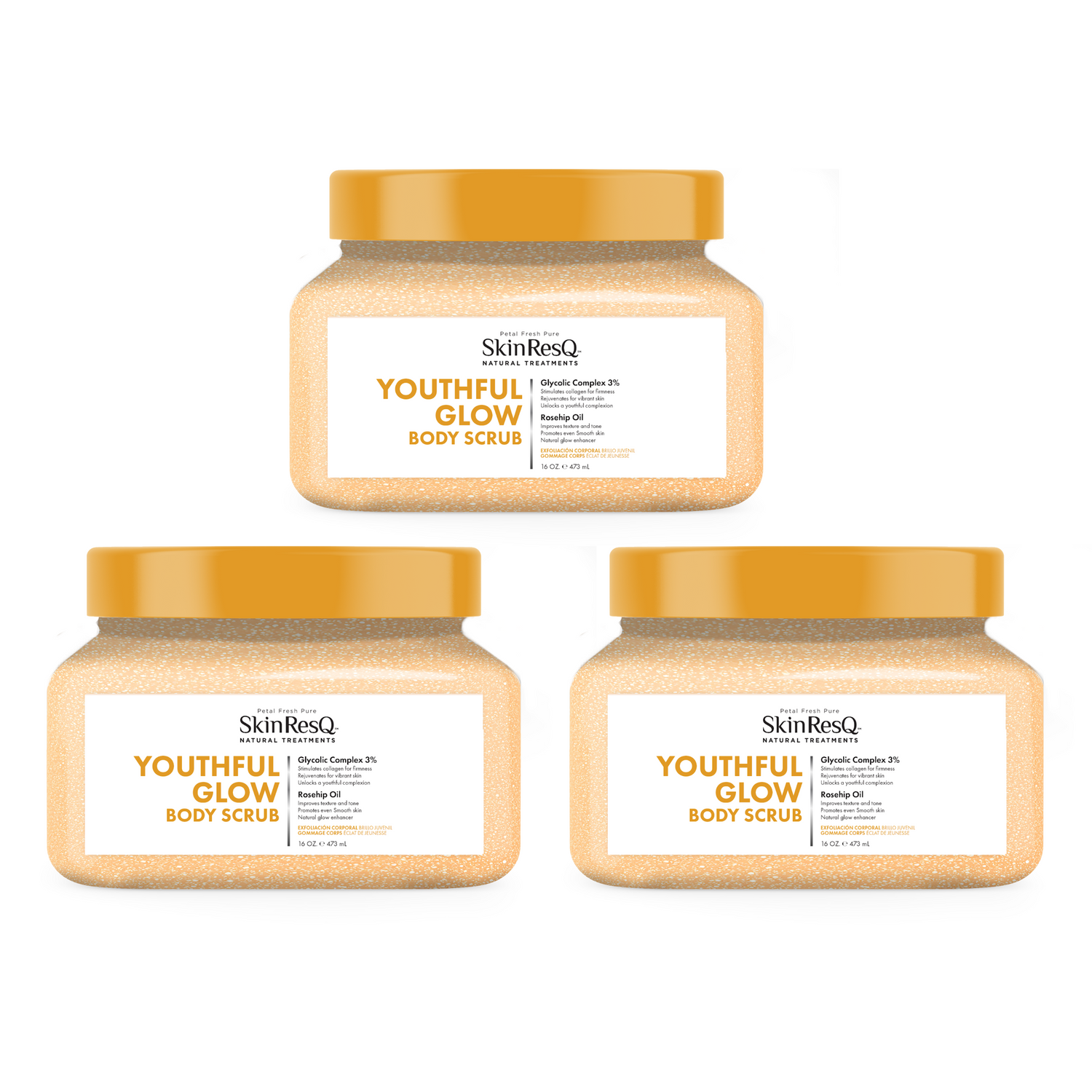 Skin ResQ Youthful Glow Scrub, 16oz