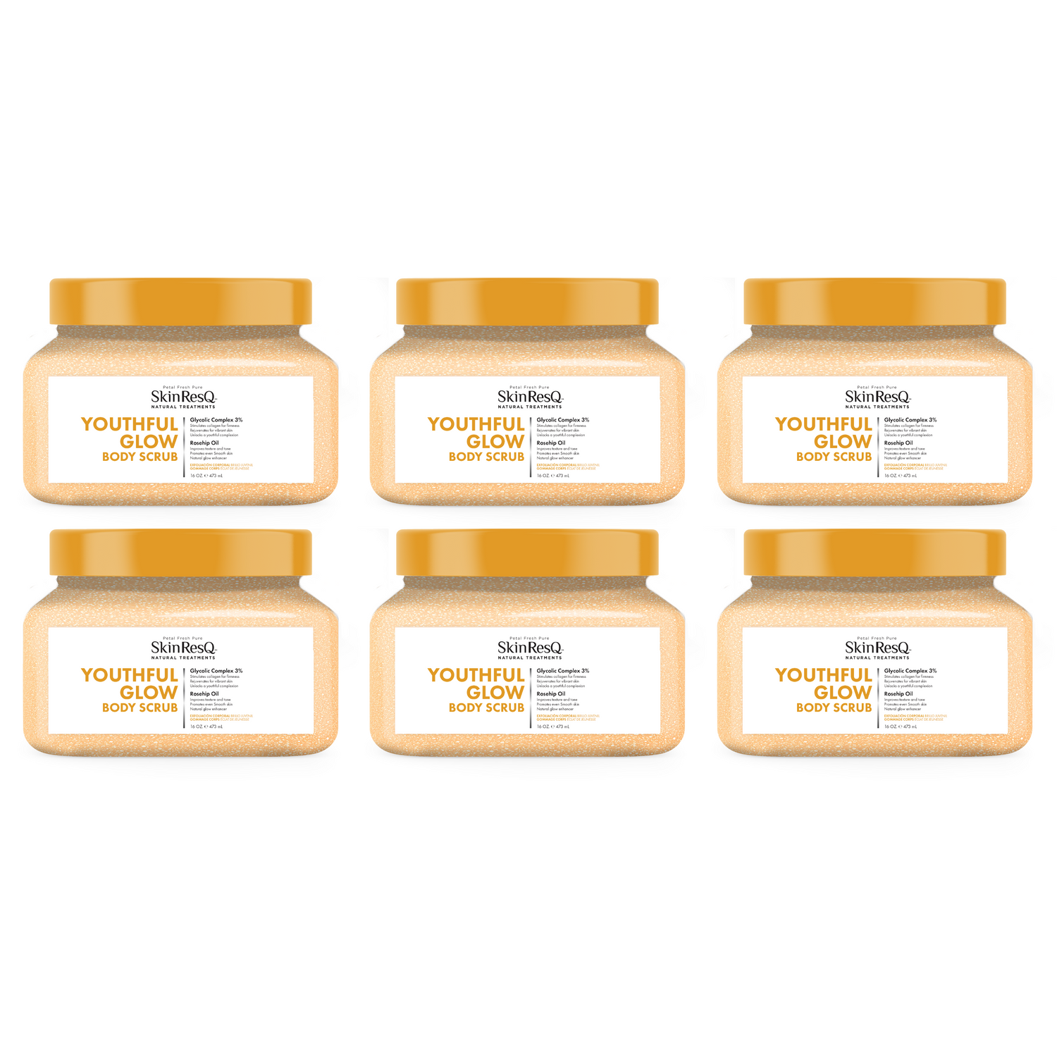Skin ResQ Youthful Glow Scrub, 16oz