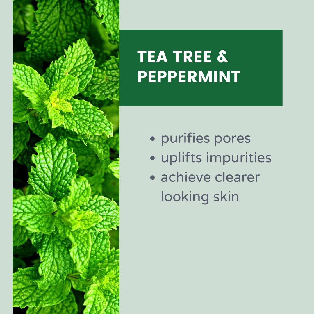 Clarifying Tea Tree &amp; Peppermint Makeup Removing Cleansing Wipes
