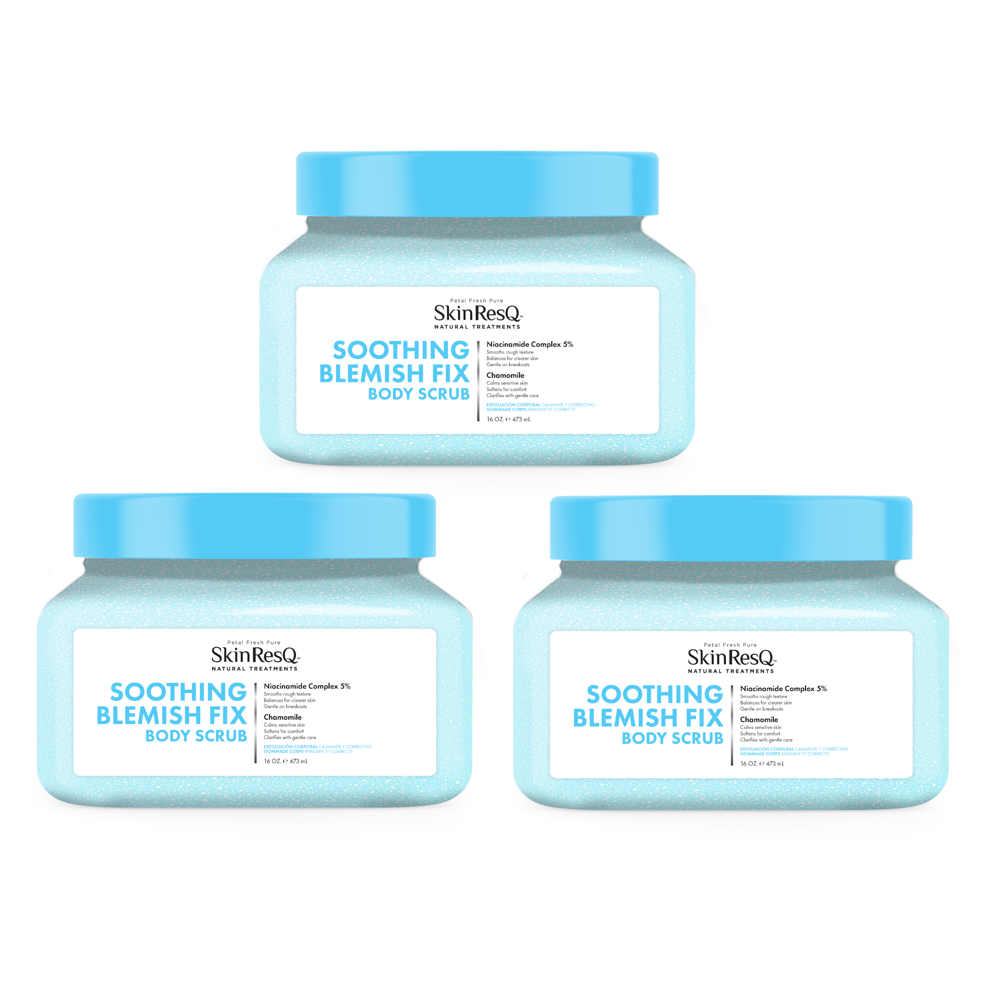 Skin ResQ Soothing Blemish Fix Body Scrub, 16oz