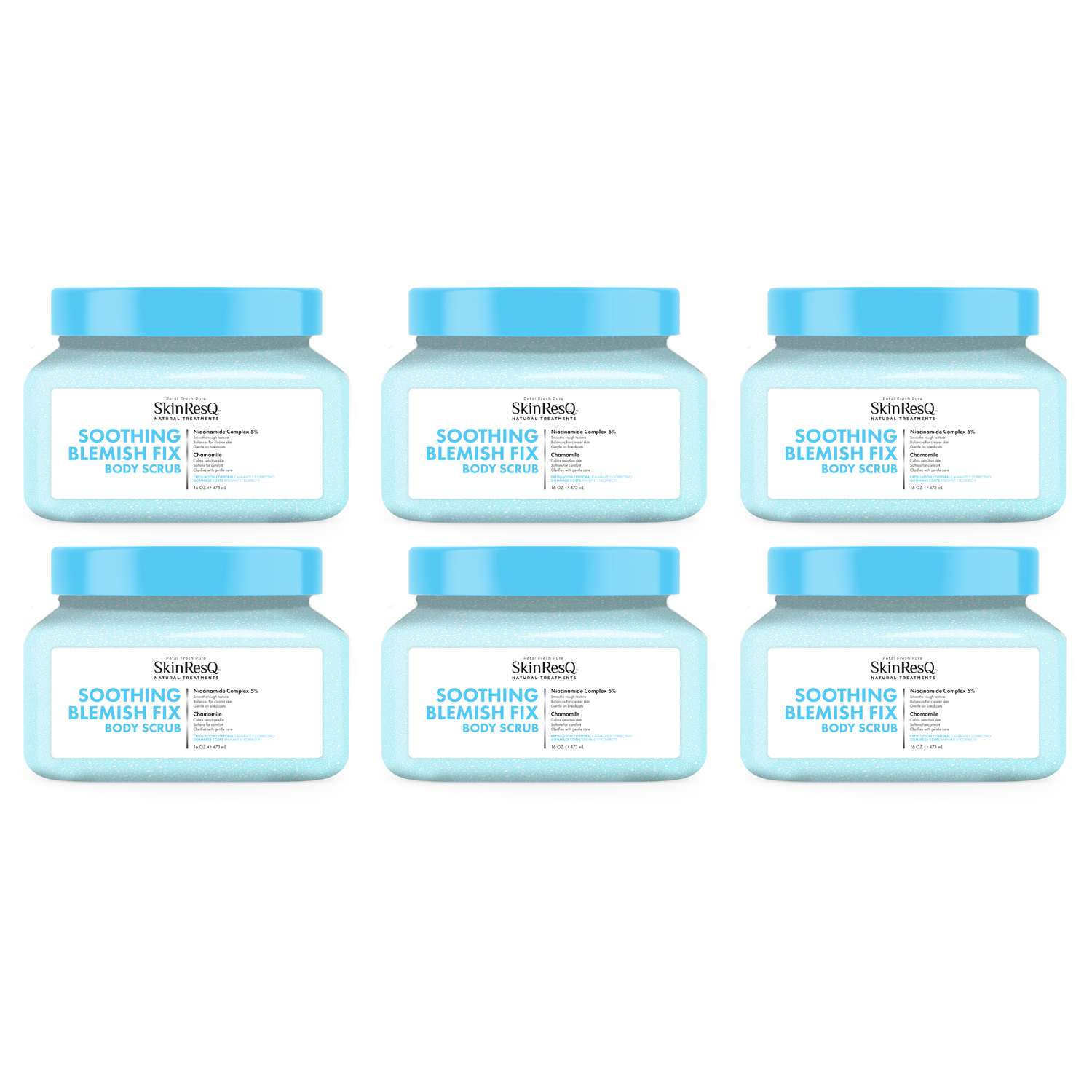 Skin ResQ Soothing Blemish Fix Body Scrub, 16oz