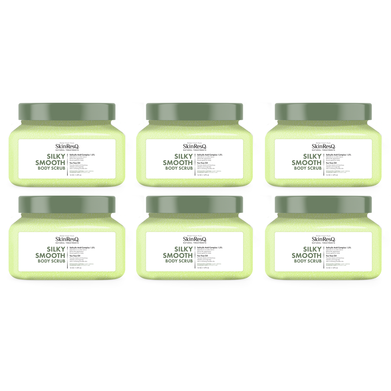 Skin ResQ Silky Smooth Body Scrub, 16oz