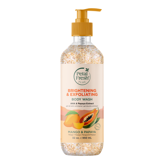 Brightening & Exfoliating Body Wash with Mango & Papaya, 32oz