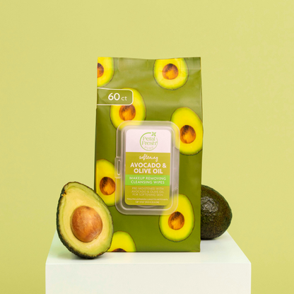 Softening Avocado & Olive Oil Makeup Removing Cleansing Wipes