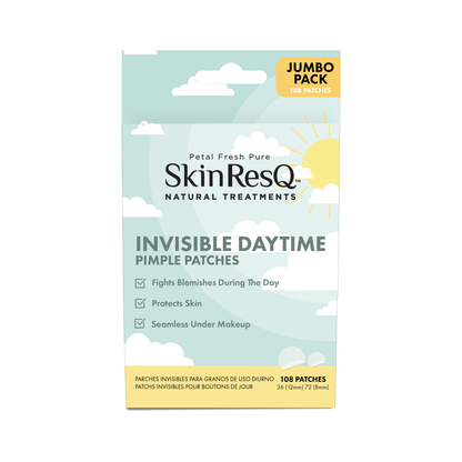 Skin ResQ Invisible Daytime Pimple Patches – Jumbo Pack (108 Count)