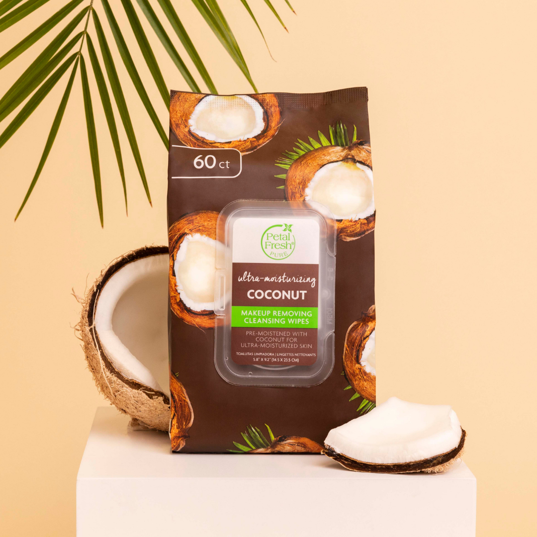 Ultra-Moisturizing Coconut Makeup Removing Cleansing Wipes