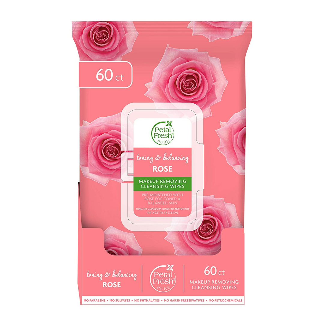 Toning &amp; Balancing Rose Makeup Removing Cleansing Wipes
