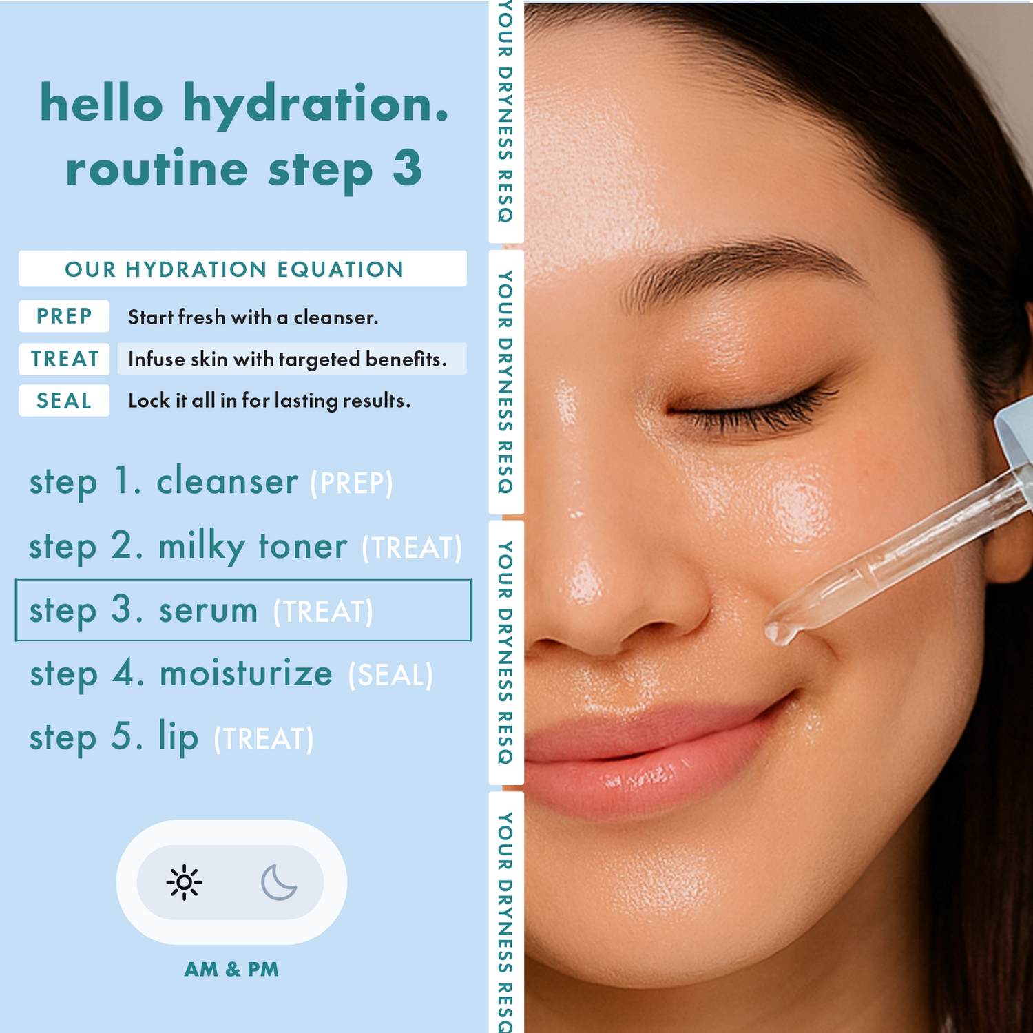 Skin ResQ Hello Hydration Facial Serum, 2oz
