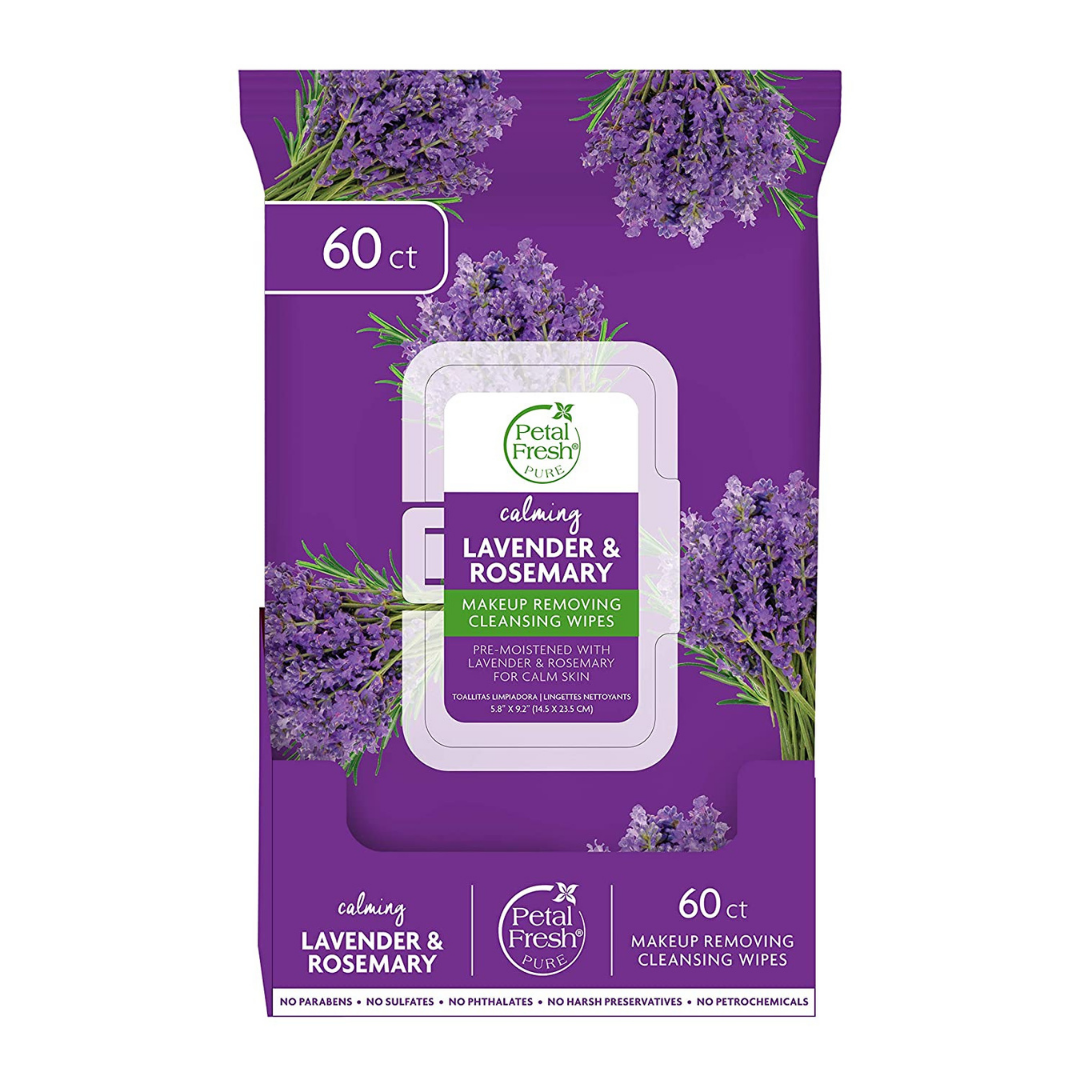 Calming Lavender &amp; Rosemary Makeup Removing Cleansing Wipes