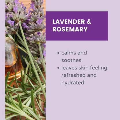 Calming Lavender & Rosemary Makeup Removing Cleansing Wipes