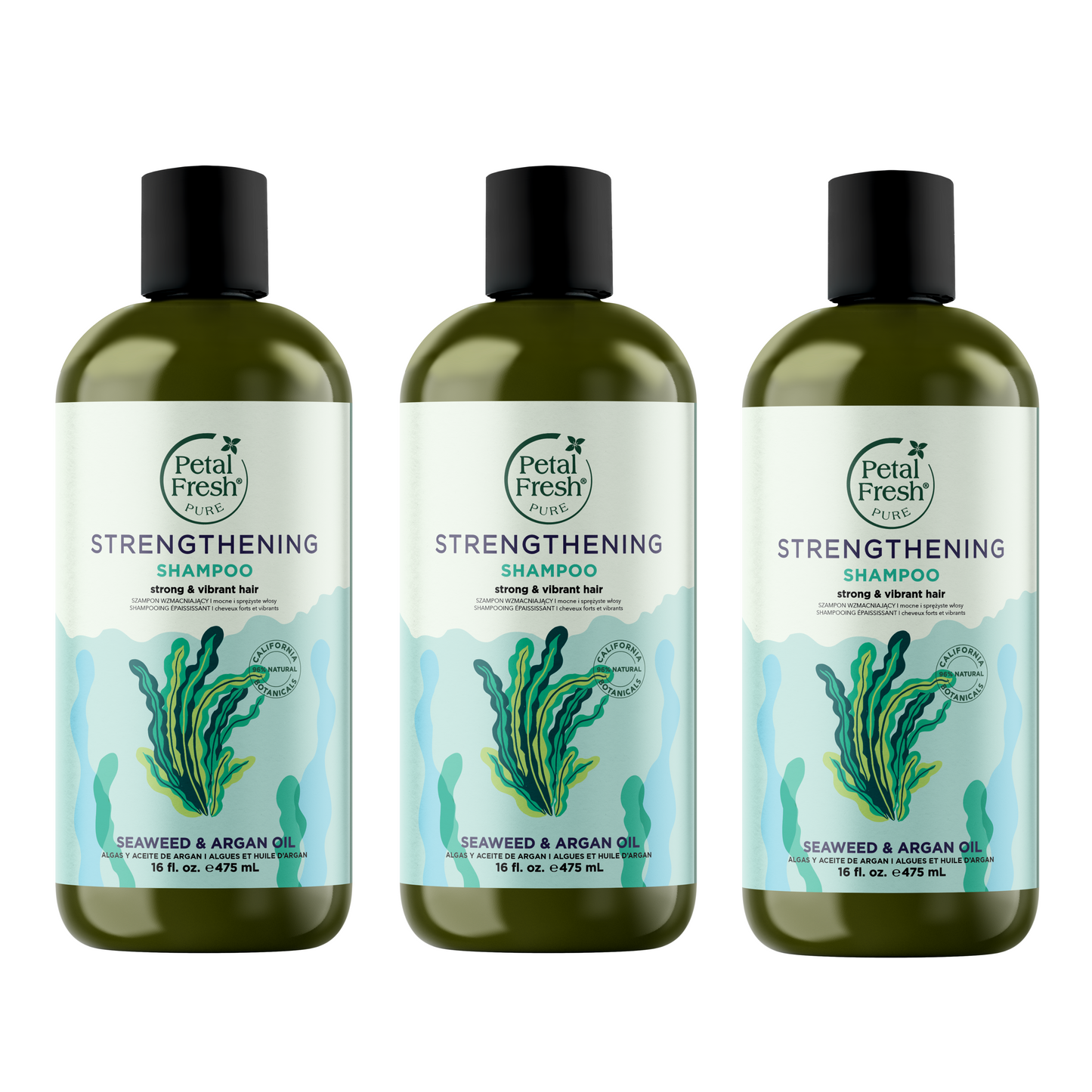 Strengthening Shampoo with Seaweed and Argan Oil