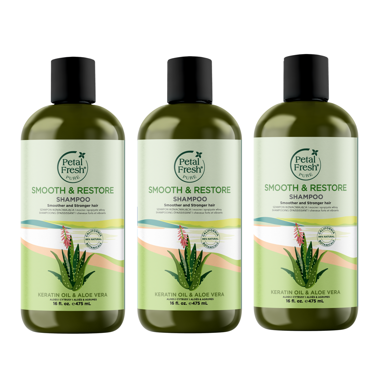 Smooth & Restore Shampoo with Keratin and Aloe Vera