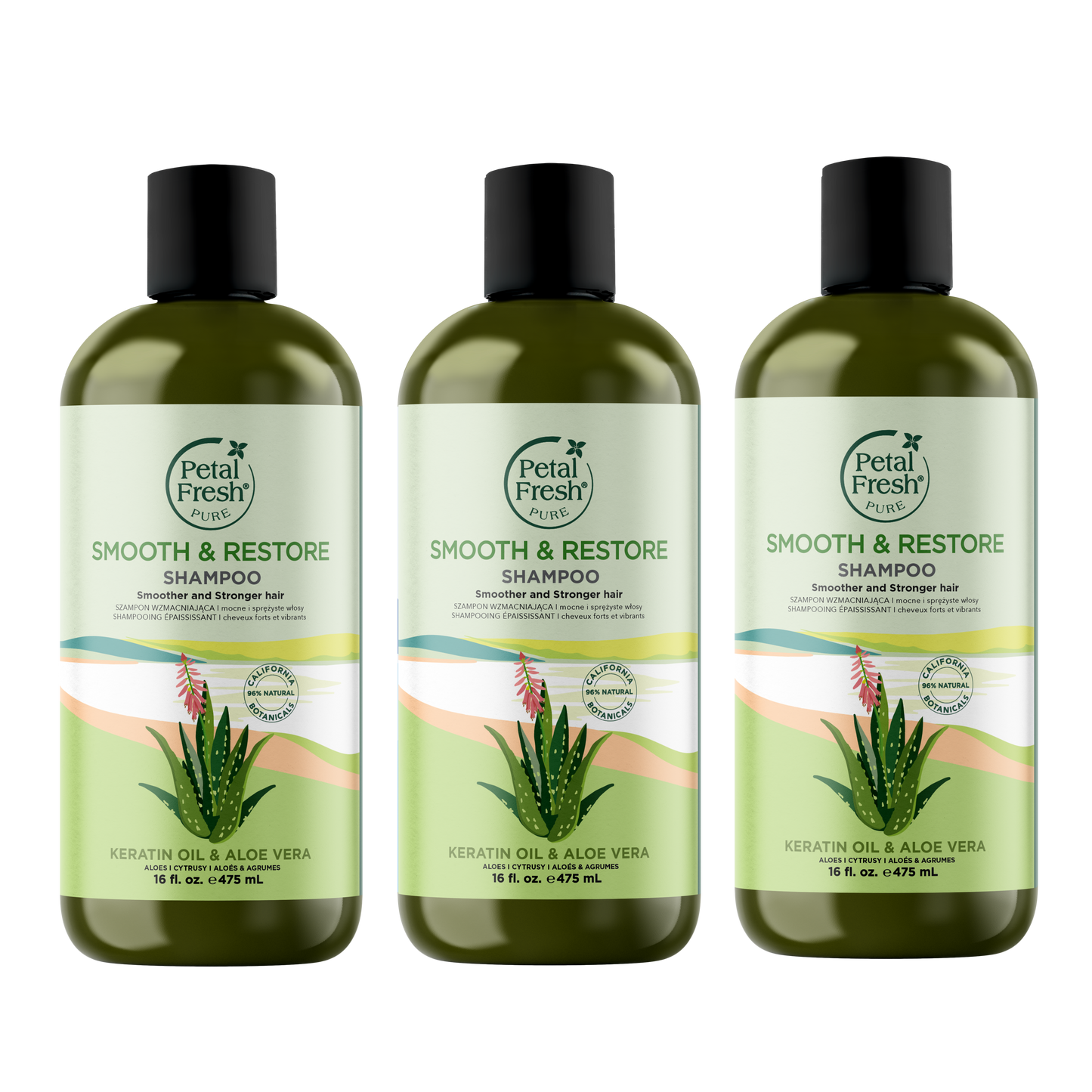 Smooth & Restore Shampoo with Keratin and Aloe Vera