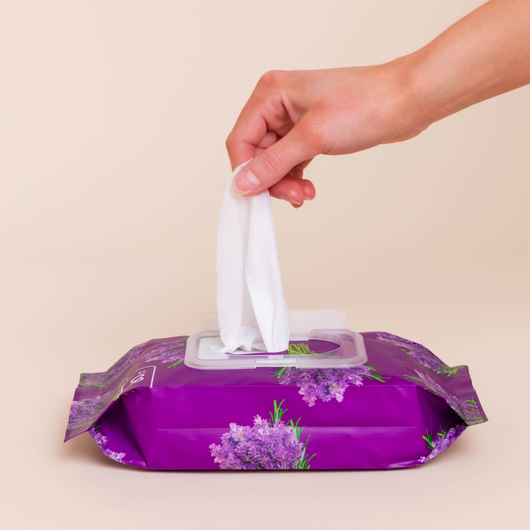 Calming Lavender &amp; Rosemary Makeup Removing Cleansing Wipes