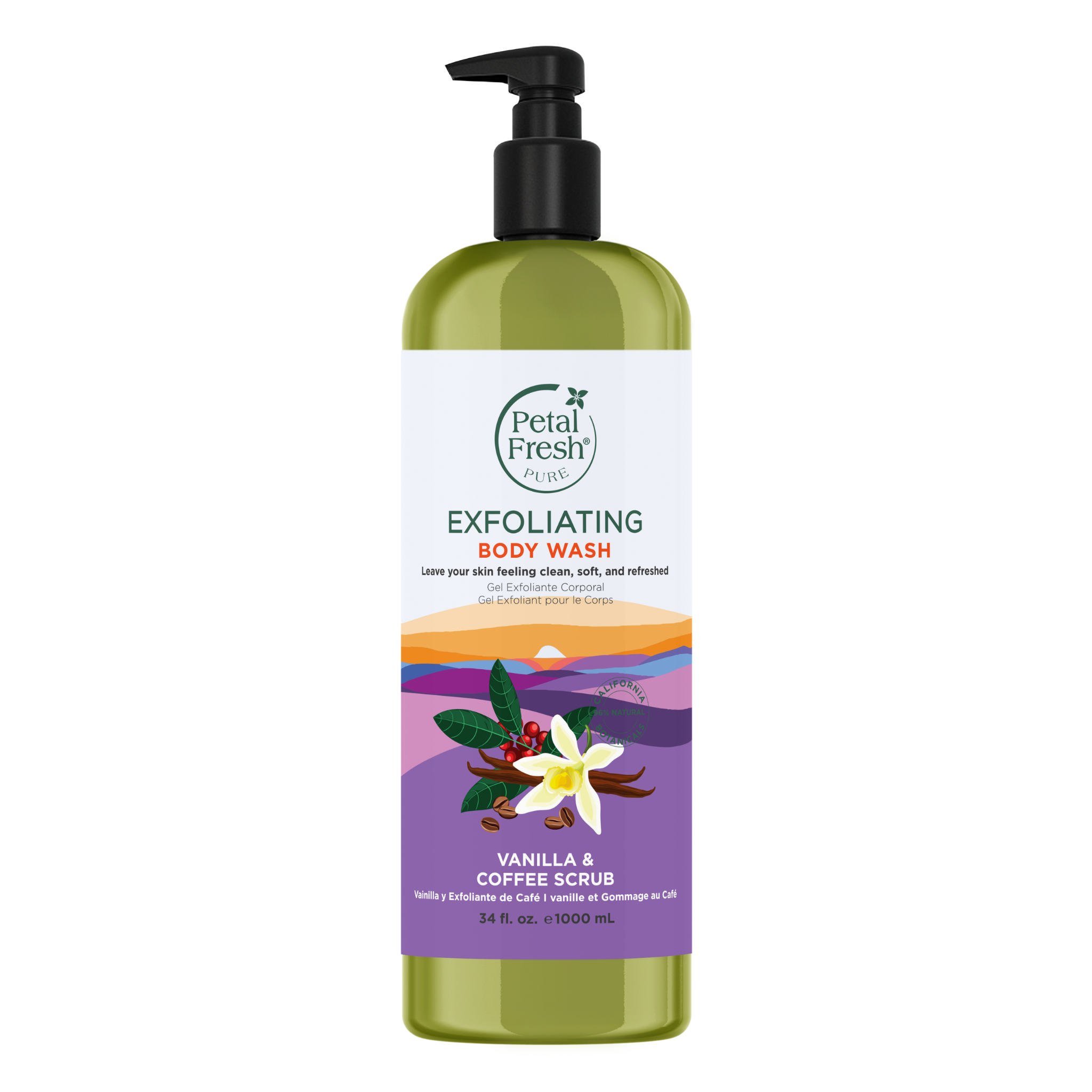 Exfoliating Body Wash Liter Petal Fresh