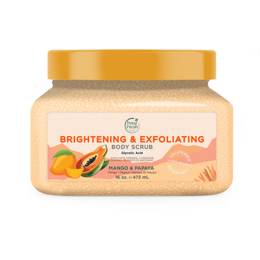 Brightening Body Scrub with Mango & Papaya, 16oz