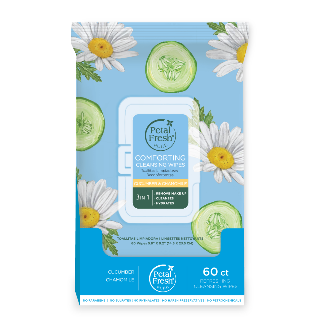 Comforting Cucumber &amp; Chamomile Makeup Removing Cleansing Wipes