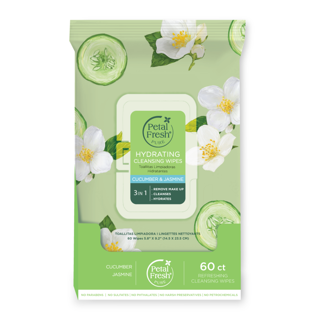 Hydrating Cucumber &amp; Jasmine Makeup Removing Cleansing Wipes