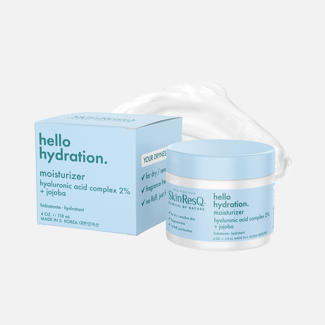 Skin ResQ Hello Hydration Facial Moisturizer, 4oz