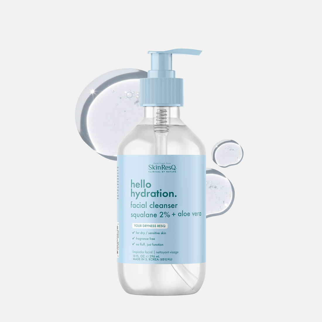 Skin ResQ Hello Hydration Facial Cleanser, 10oz