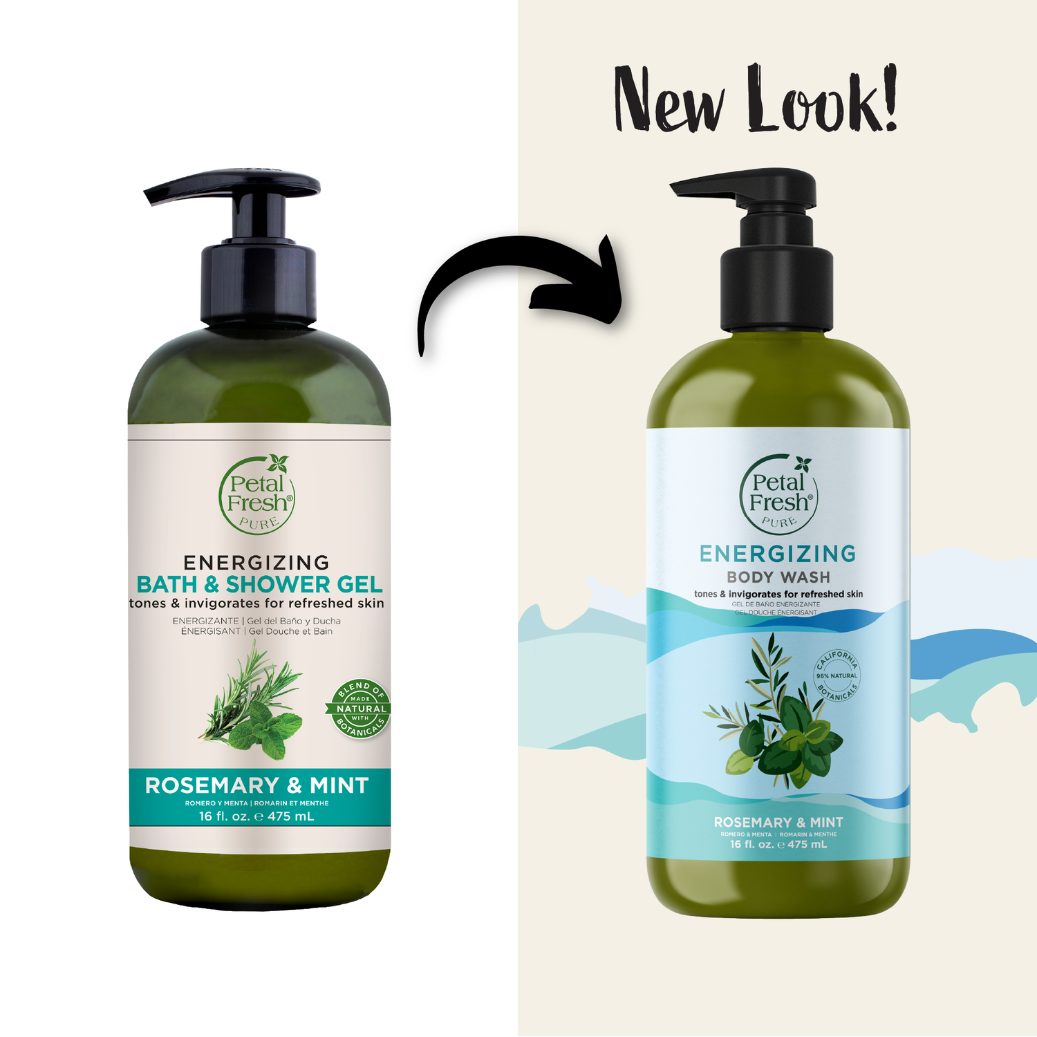 Energizing Rosemary &amp; Mint Body Wash