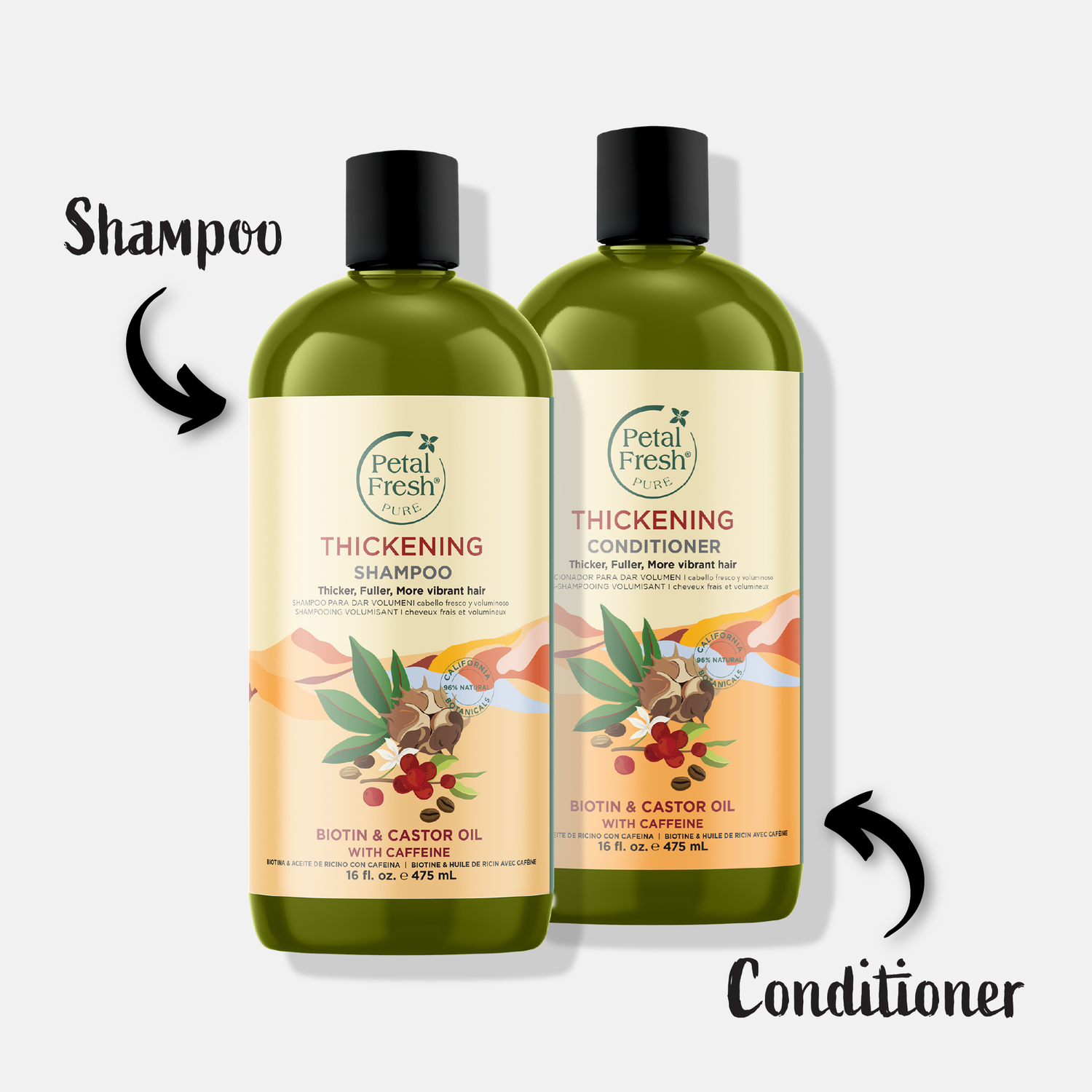 Thickening Conditioner with Biotin &amp; Castor Oil