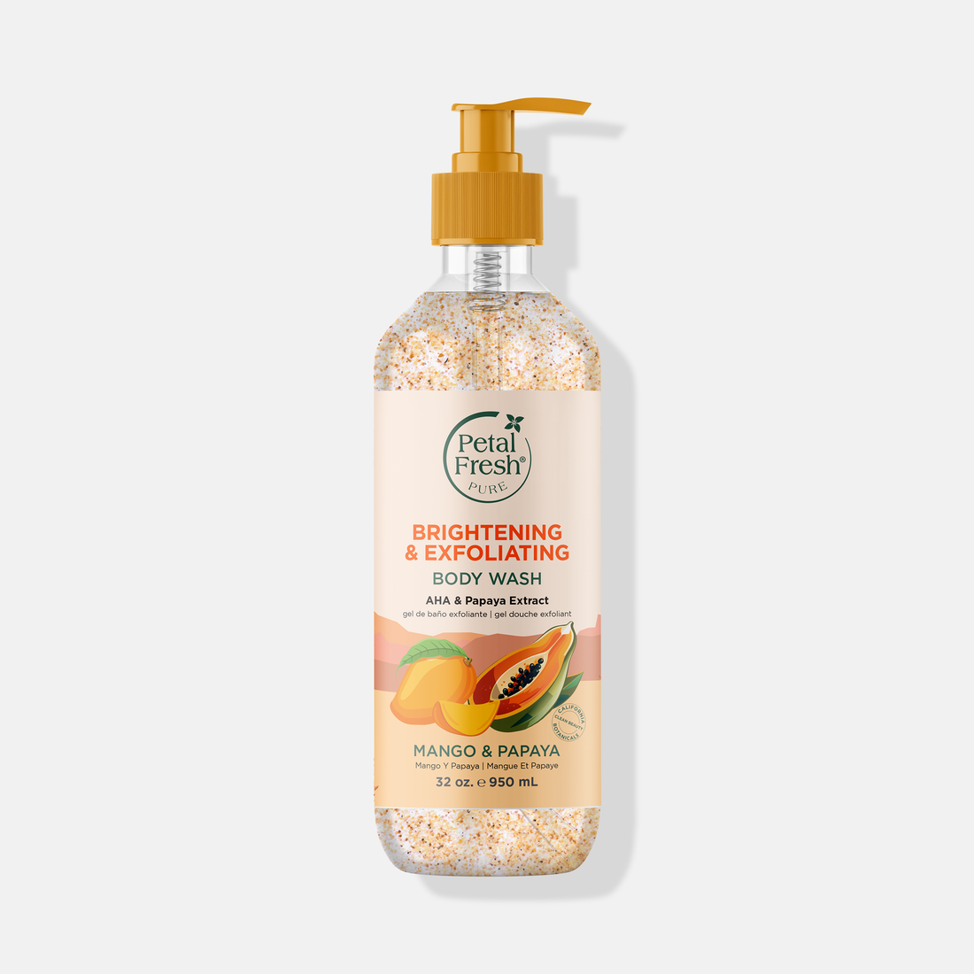 Brightening &amp; Exfoliating Mango &amp; Papaya Body Wash, 32oz