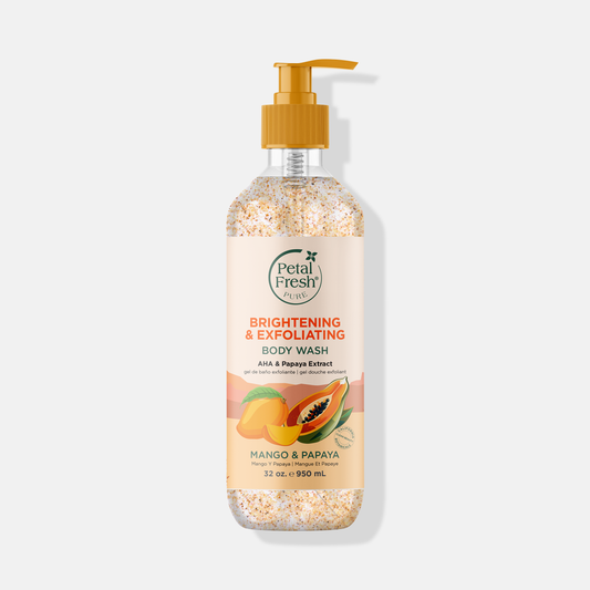 Brightening & Exfoliating Mango & Papaya Body Wash, 32oz
