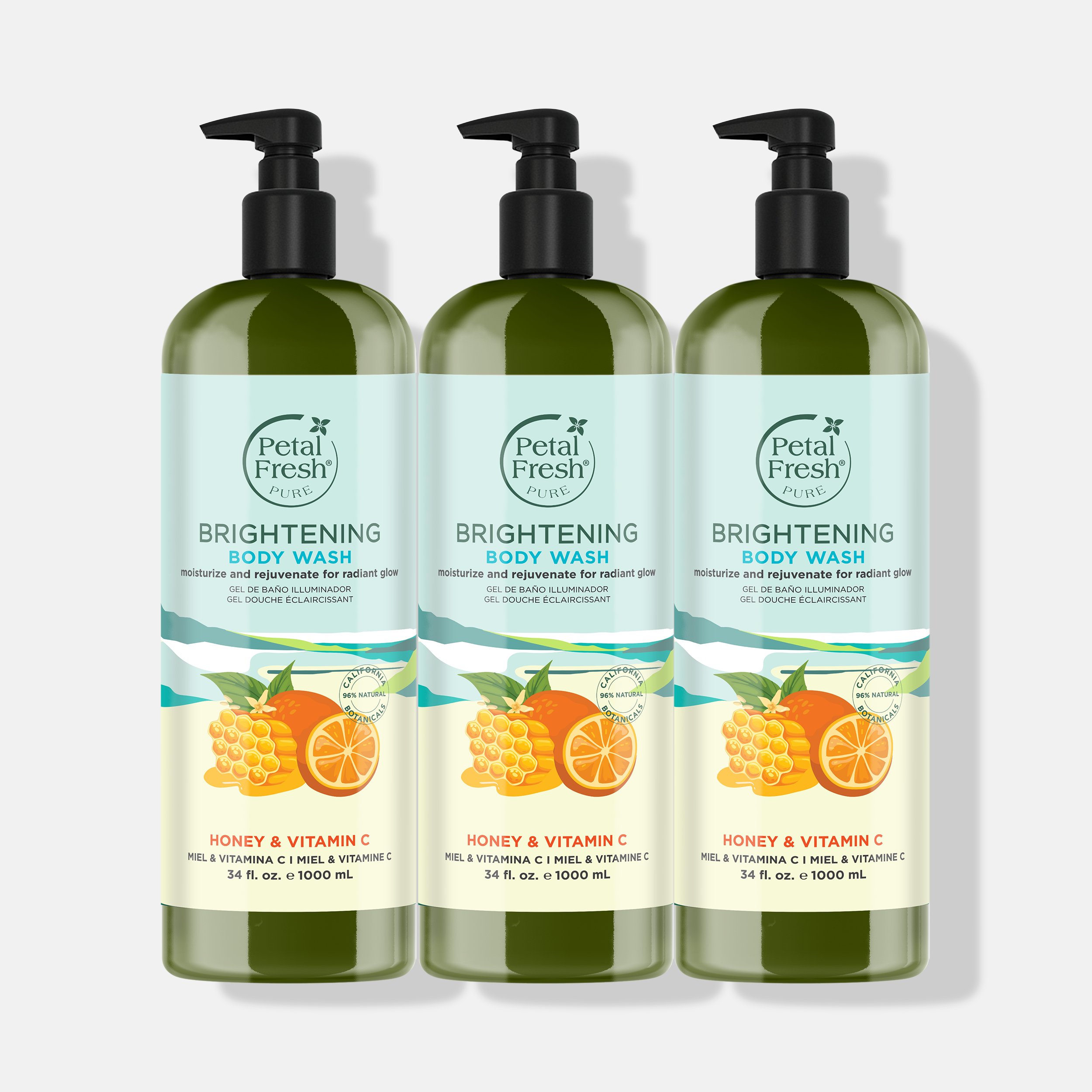 Brightening Honey &amp; Vitamin C Body Wash Liter