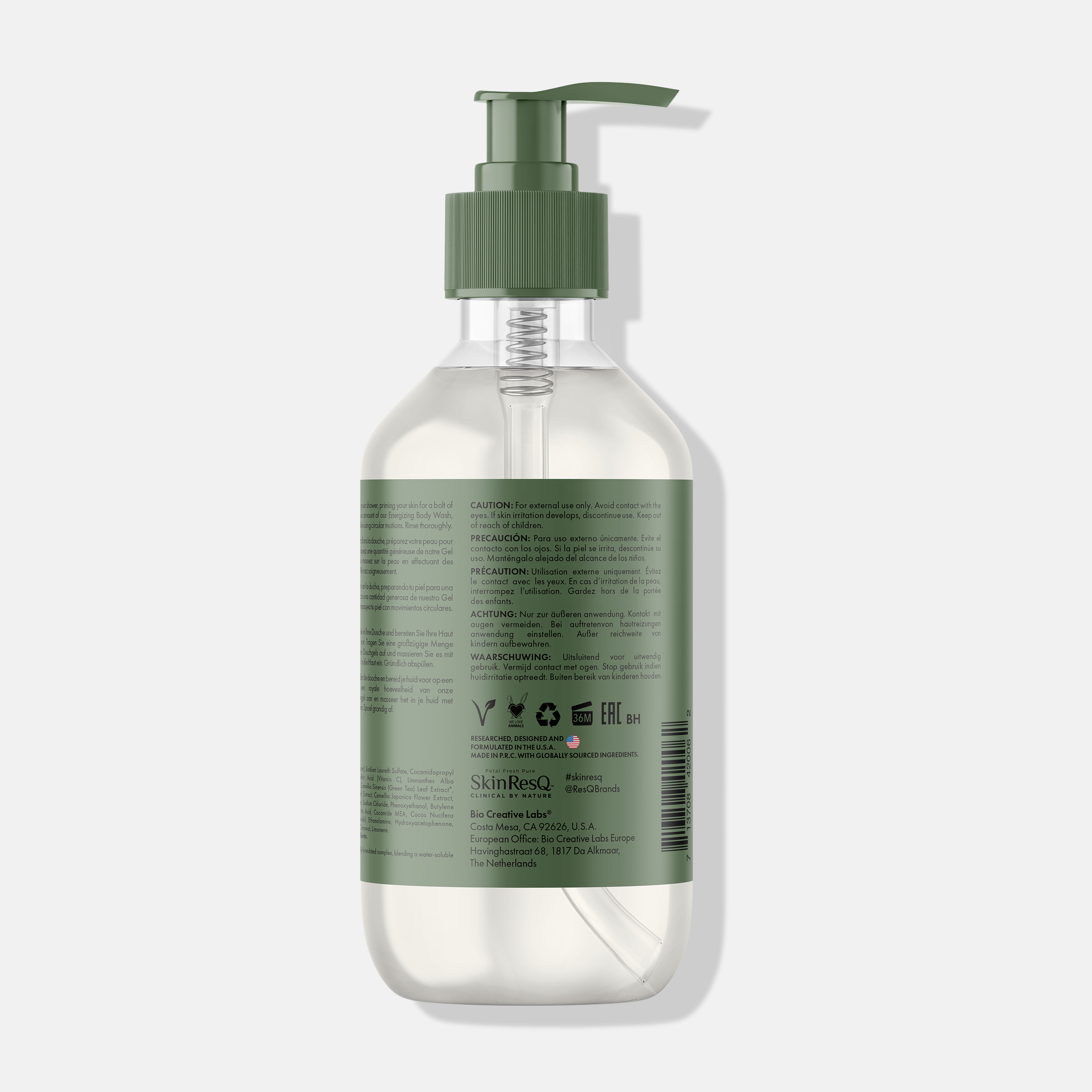 Skin ResQ Energizing Body Wash, 16oz