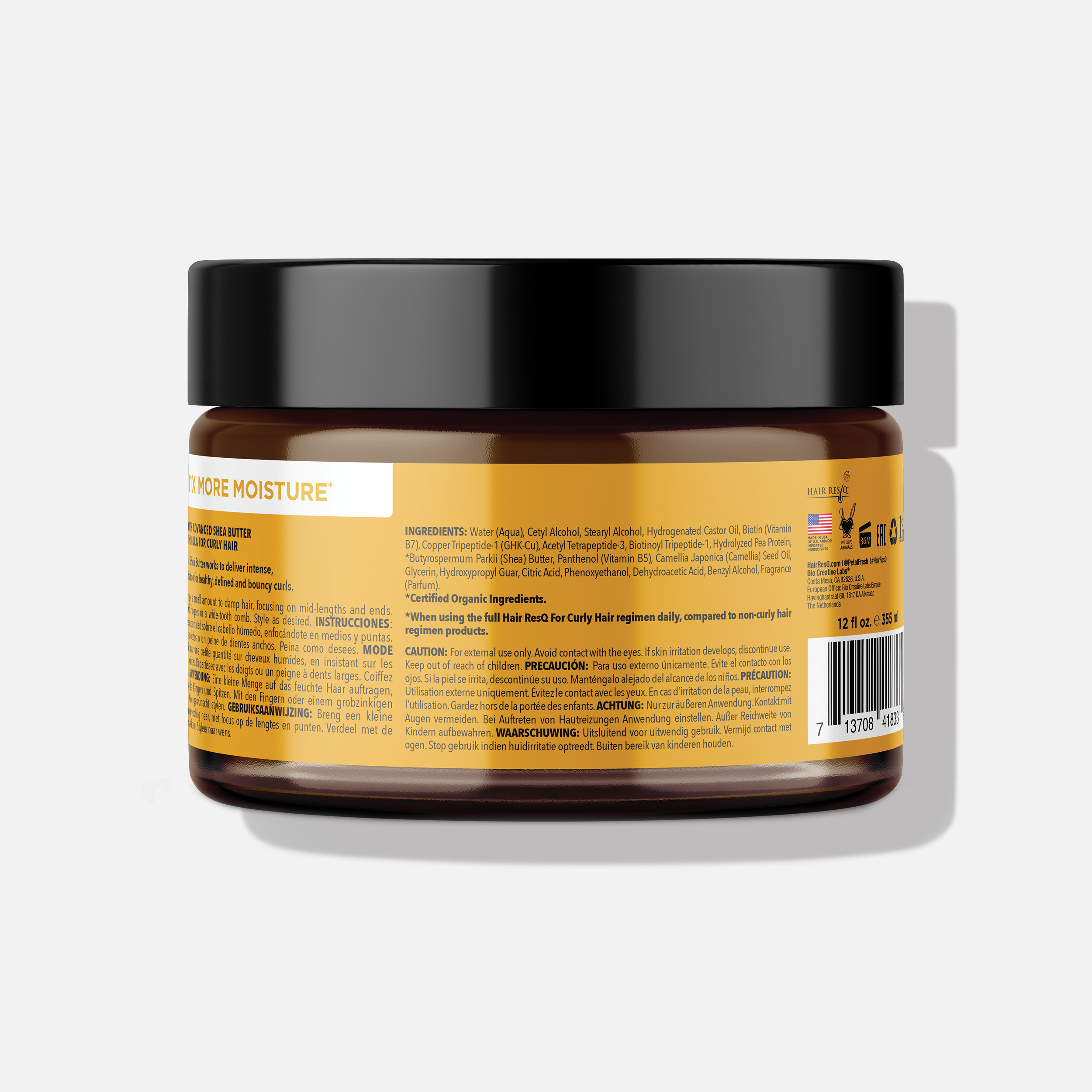 Hair ResQ Thickening Advanced Shea Butter Curl Cream, 12oz