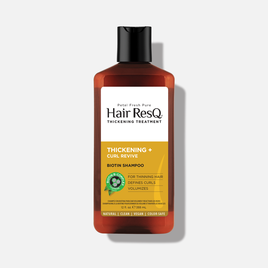 Hair ResQ Thickening Treatment Curl Revive Shampoo with Biotin