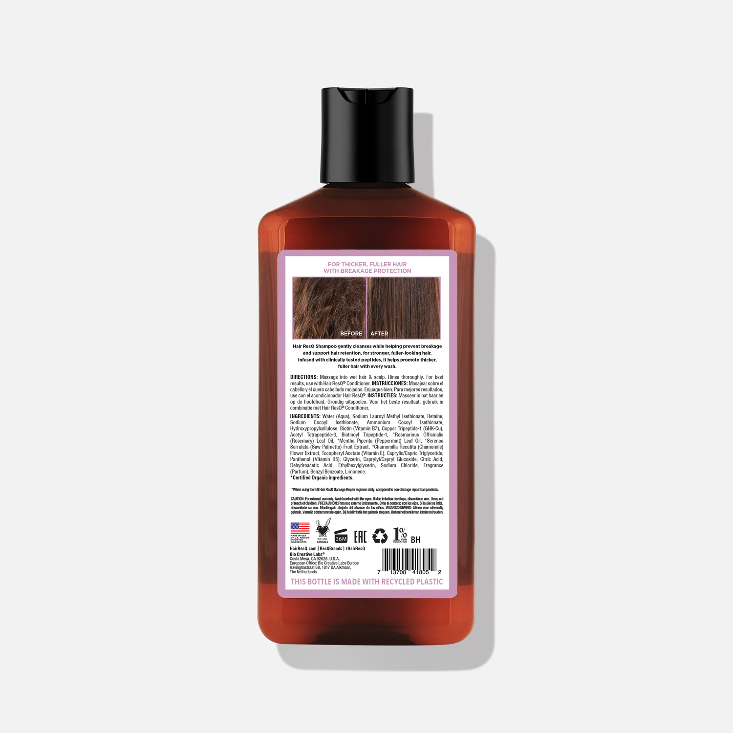 Hair ResQ Thickening Advanced Rosemary &amp; Mint Strengthening Shampoo