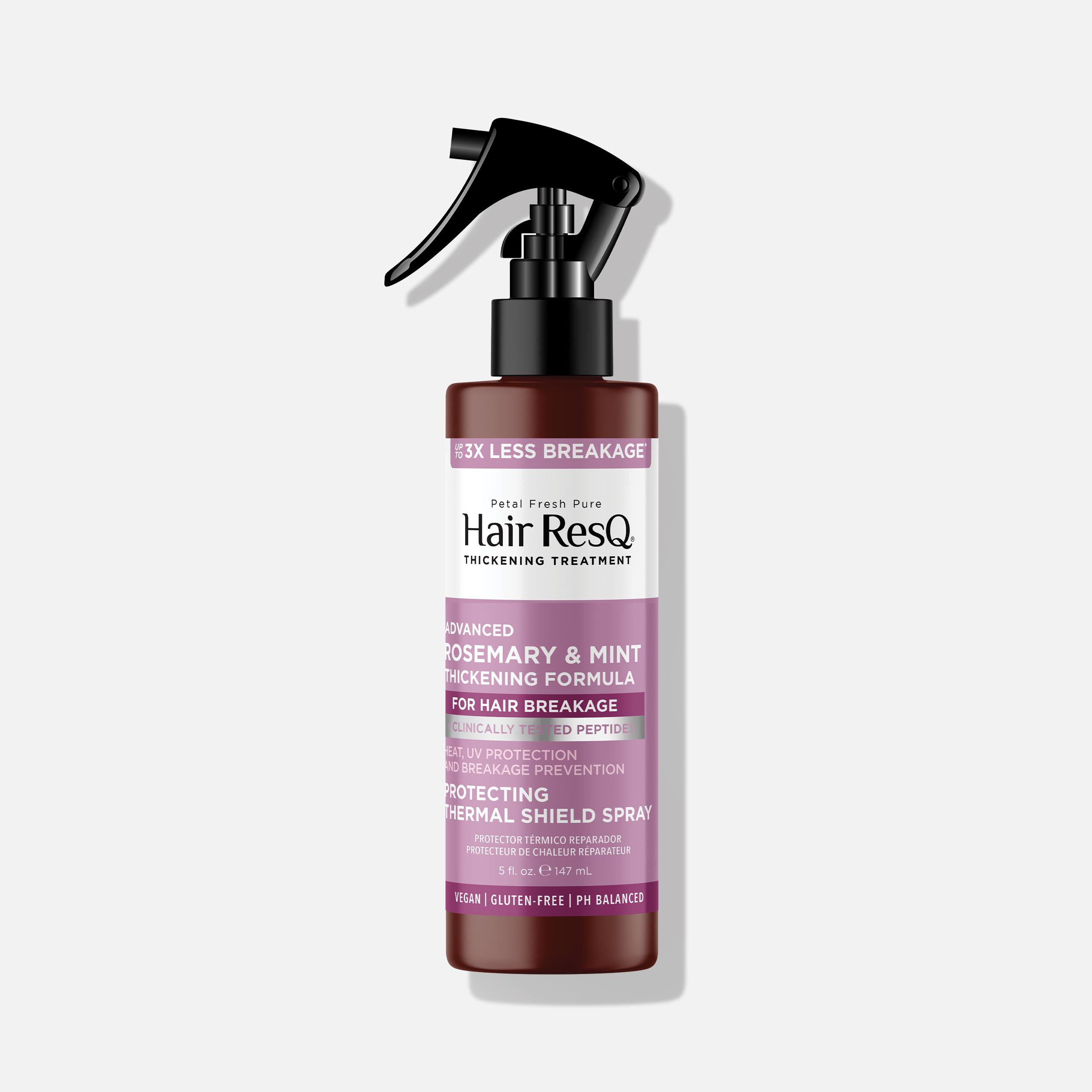 Hair ResQ Thickening Advanced Rosemary &amp; Mint Protecting Thermal Shield Spray, 5oz