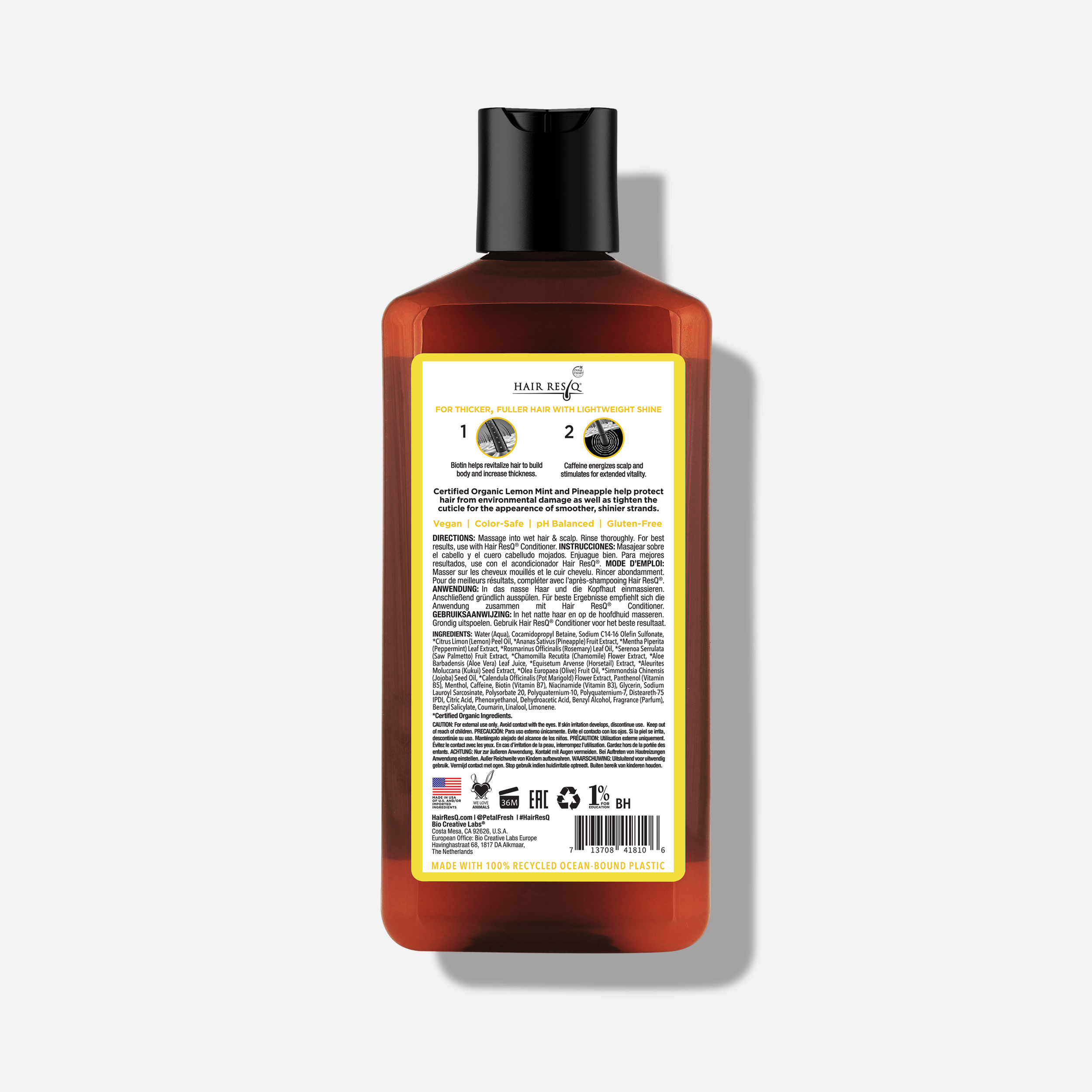 Hair ResQ Thickening Treatment Shine Boost Shampoo with Biotin