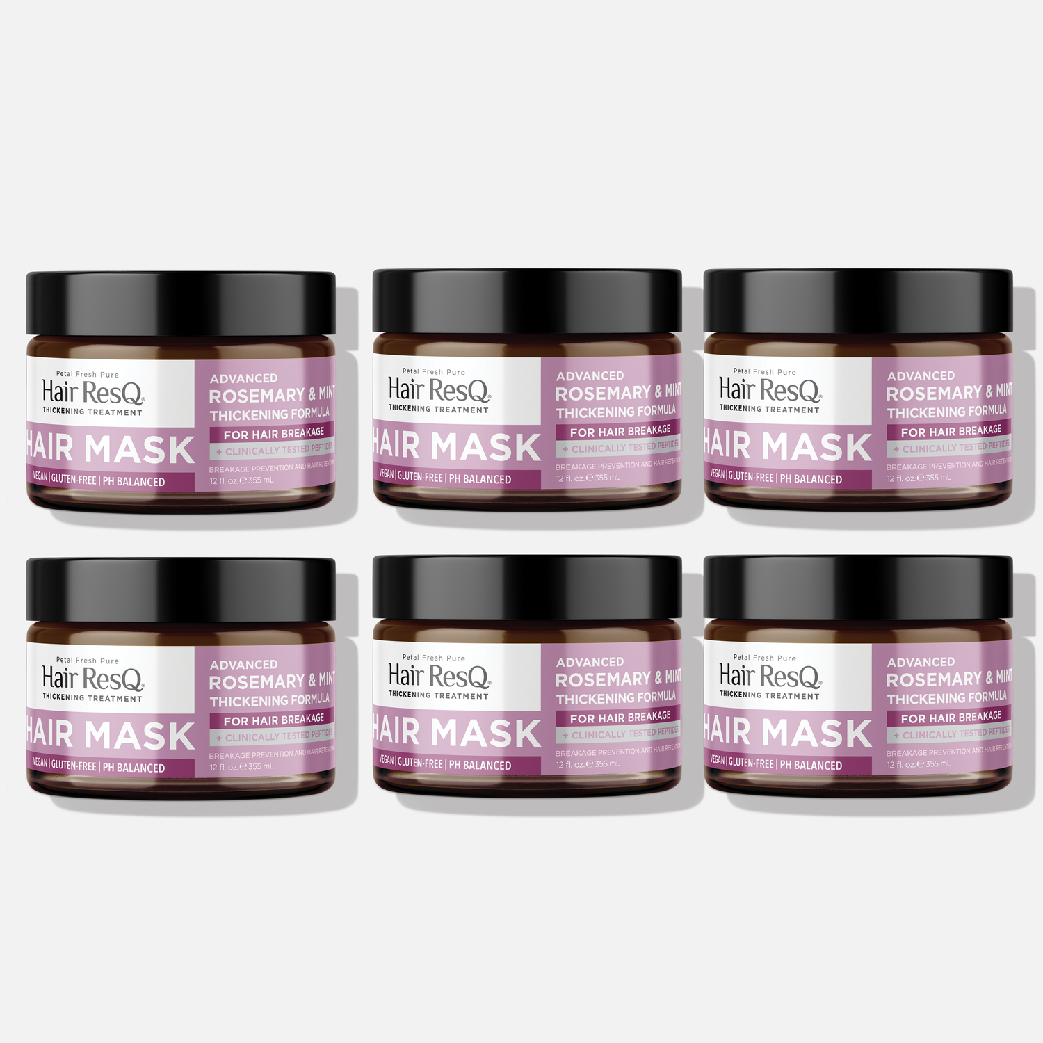 Hair ResQ Thickening Advanced Rosemary Mint Hair Mask, 12oz