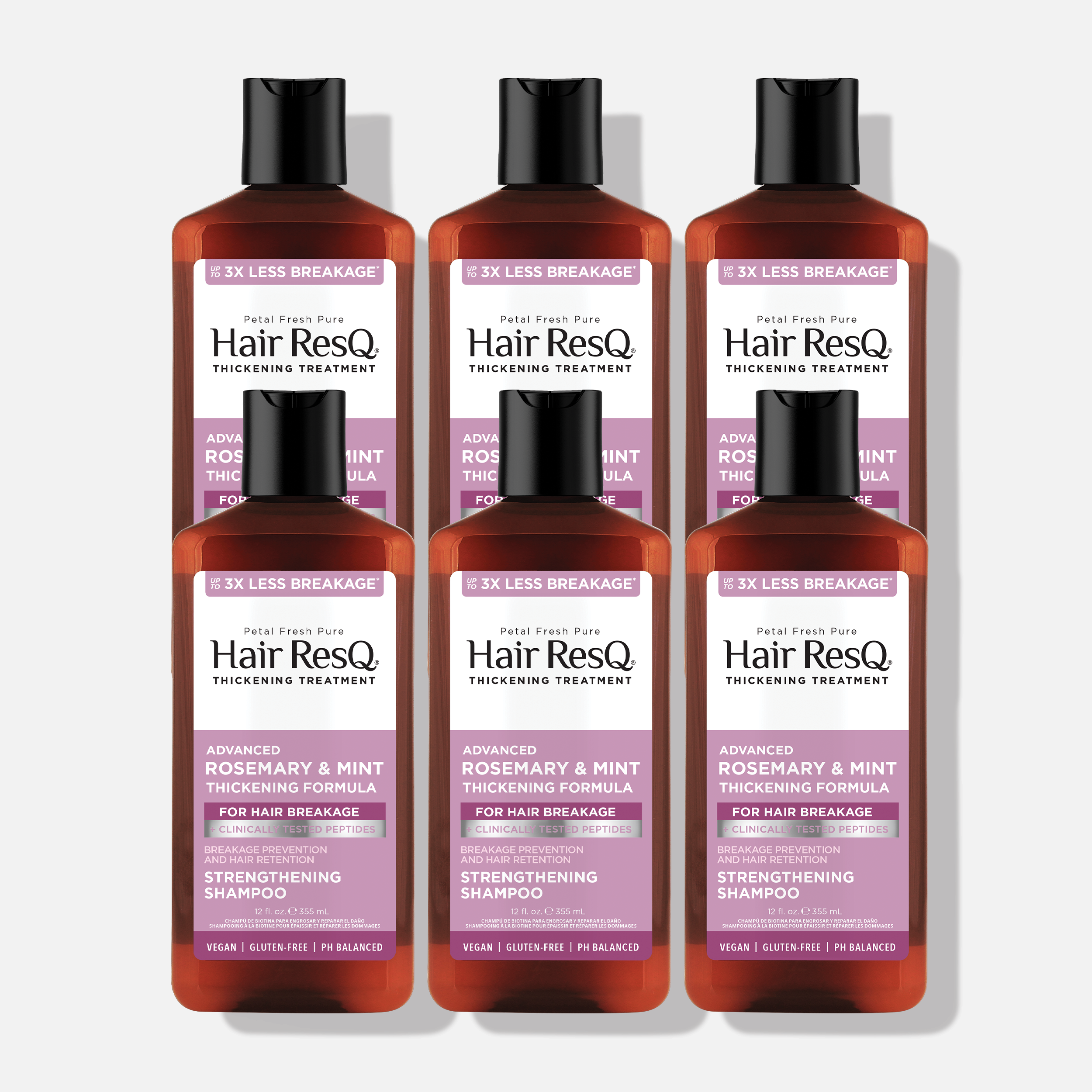 Hair ResQ Thickening Advanced Rosemary &amp; Mint Strengthening Shampoo