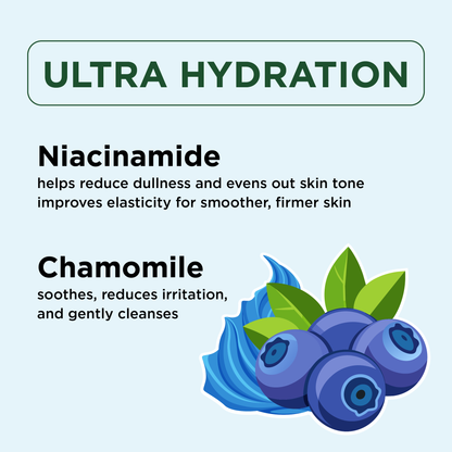 Ultra Hydration Blueberry Sorbet Body Wash, 32oz