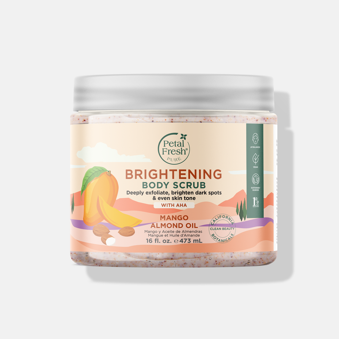 Brightening Body Scrub with Mango &amp; Almond Oil
