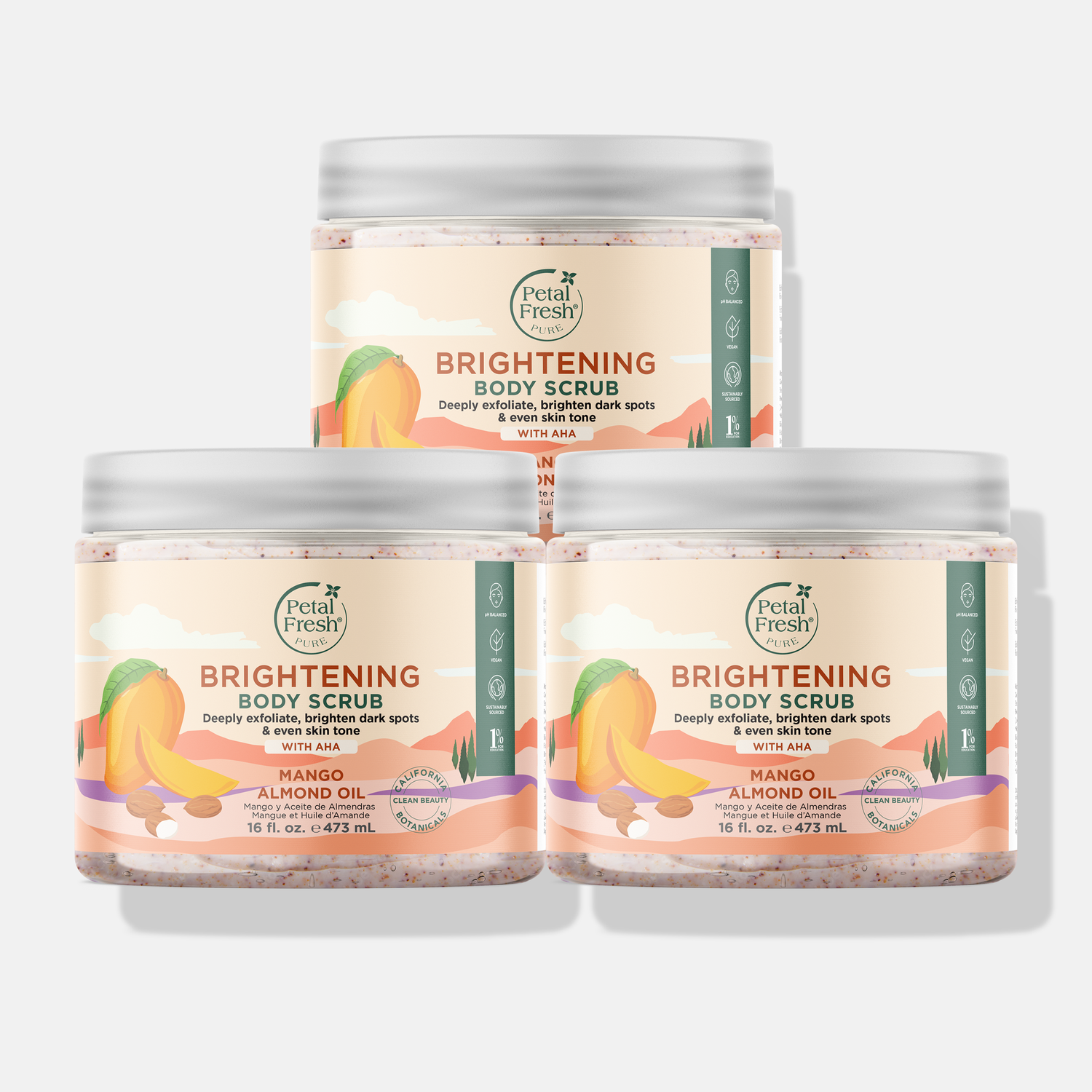 Brightening Body Scrub with Mango &amp; Almond Oil