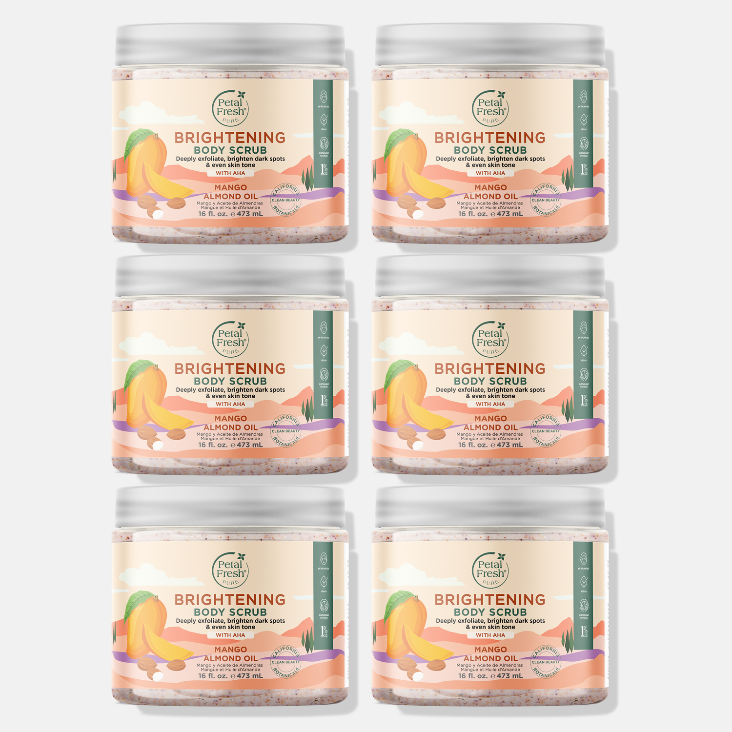 Brightening Body Scrub with Mango &amp; Almond Oil