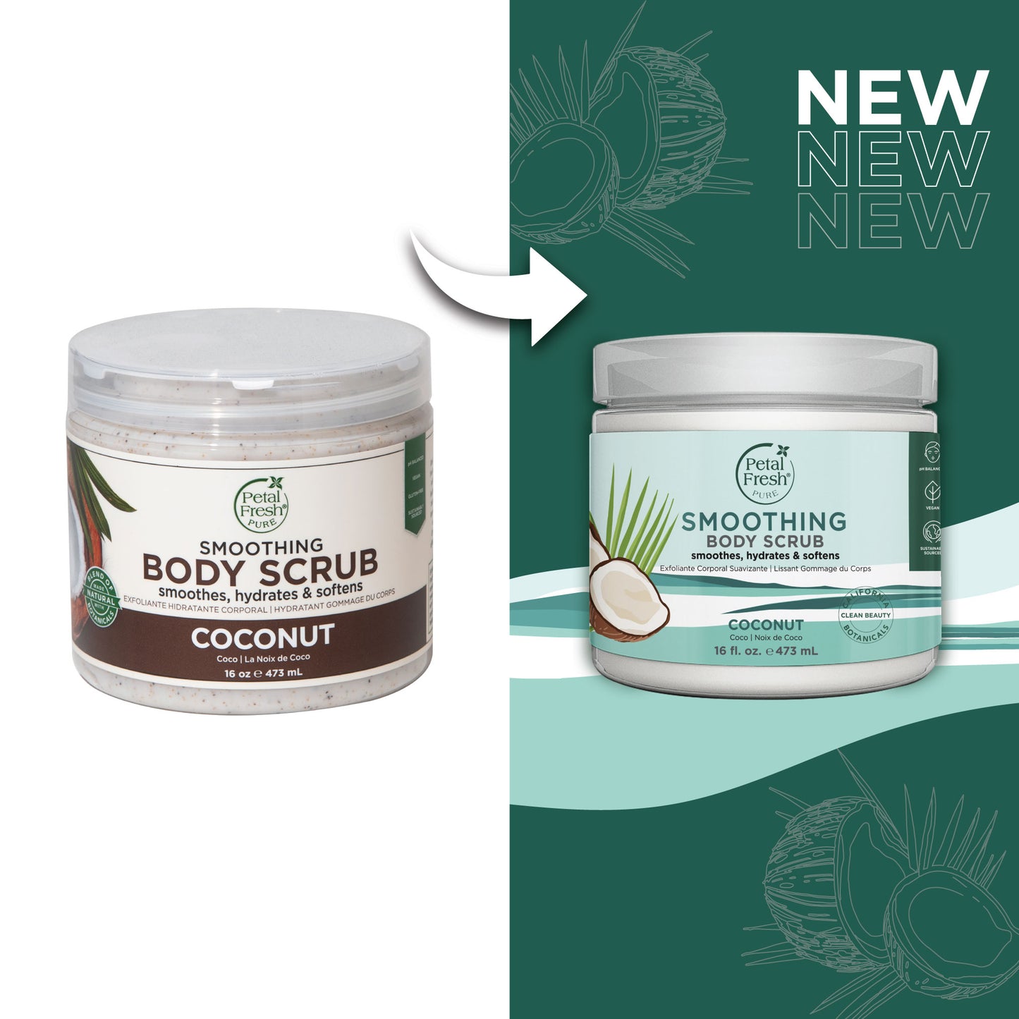 Smoothing Body Scrub with Coconut Oil