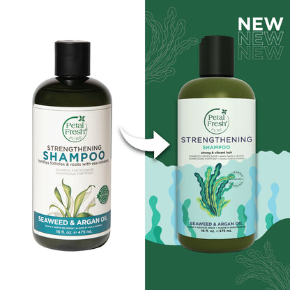 Strengthening Shampoo with Seaweed and Argan Oil